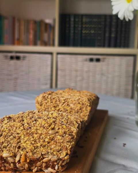 Pan de harina de lentejas