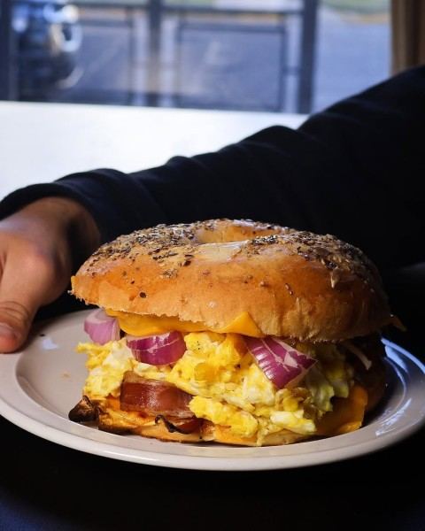 Sándwich de desayuno con huevo