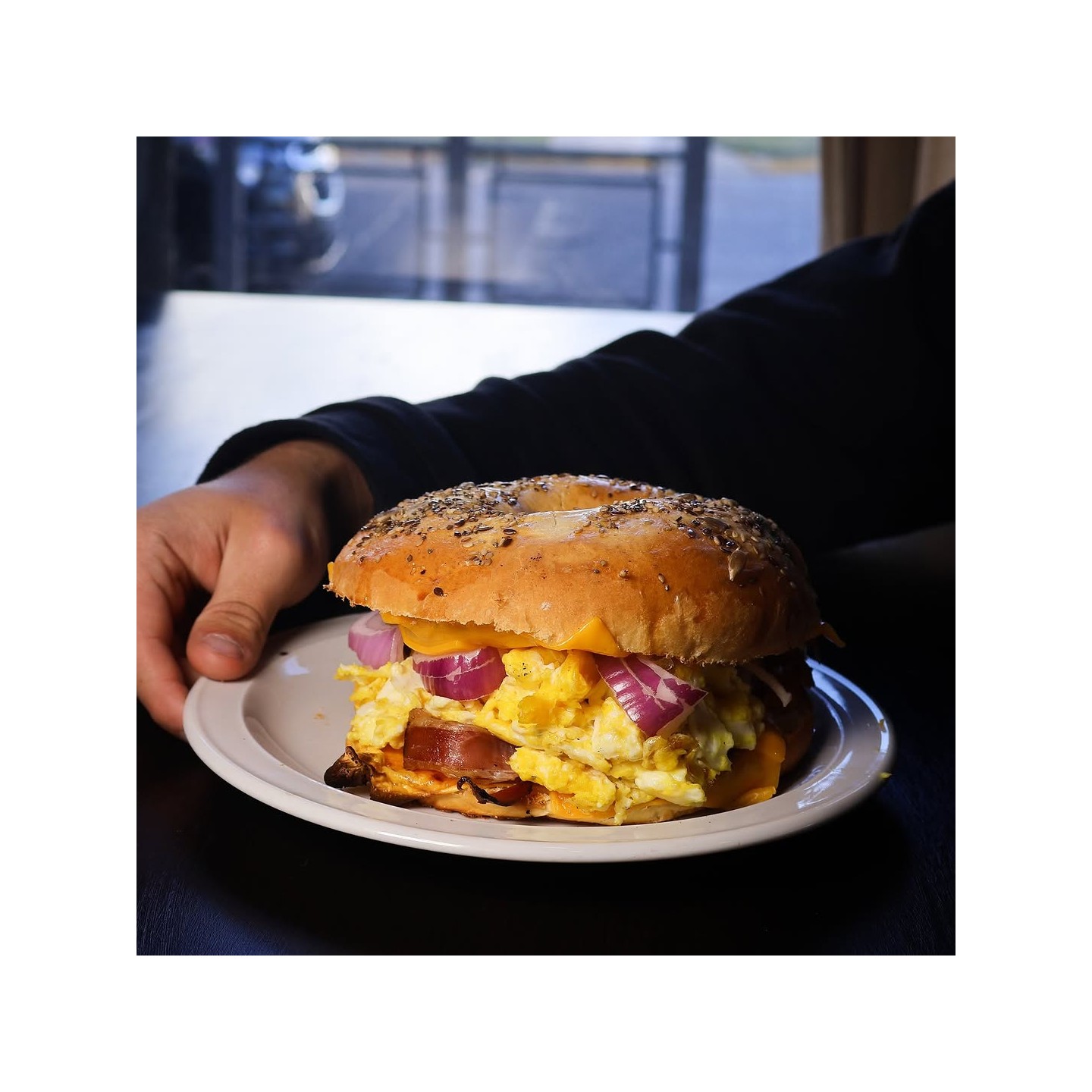 Sándwich de desayuno con huevo