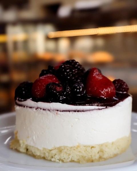 Cheesecake de frutos rojos
