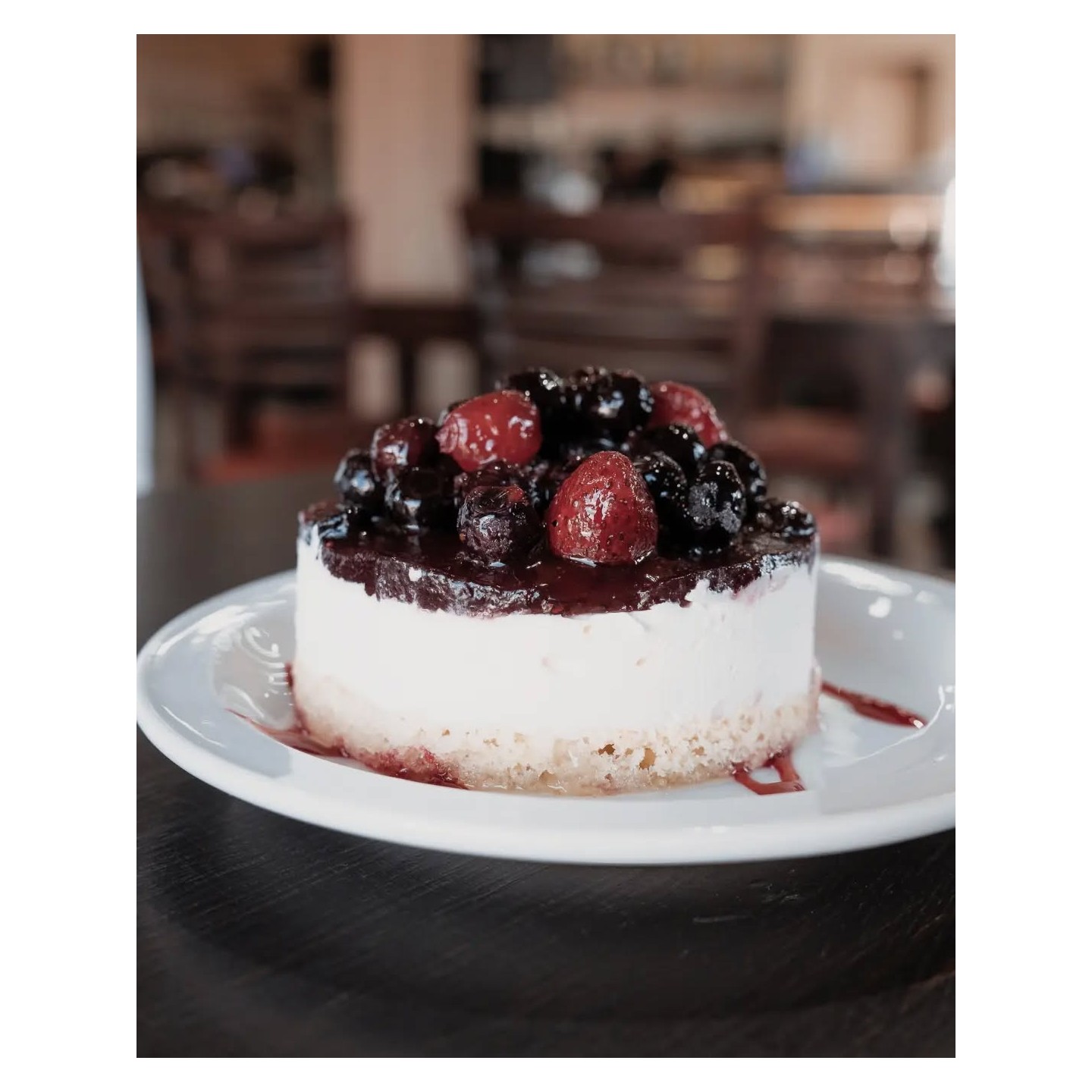 Cheesecake de frutos rojos