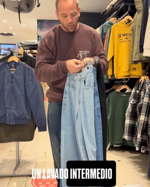 Jeans rectos y anchos