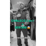 Chaleco reversible dos en uno