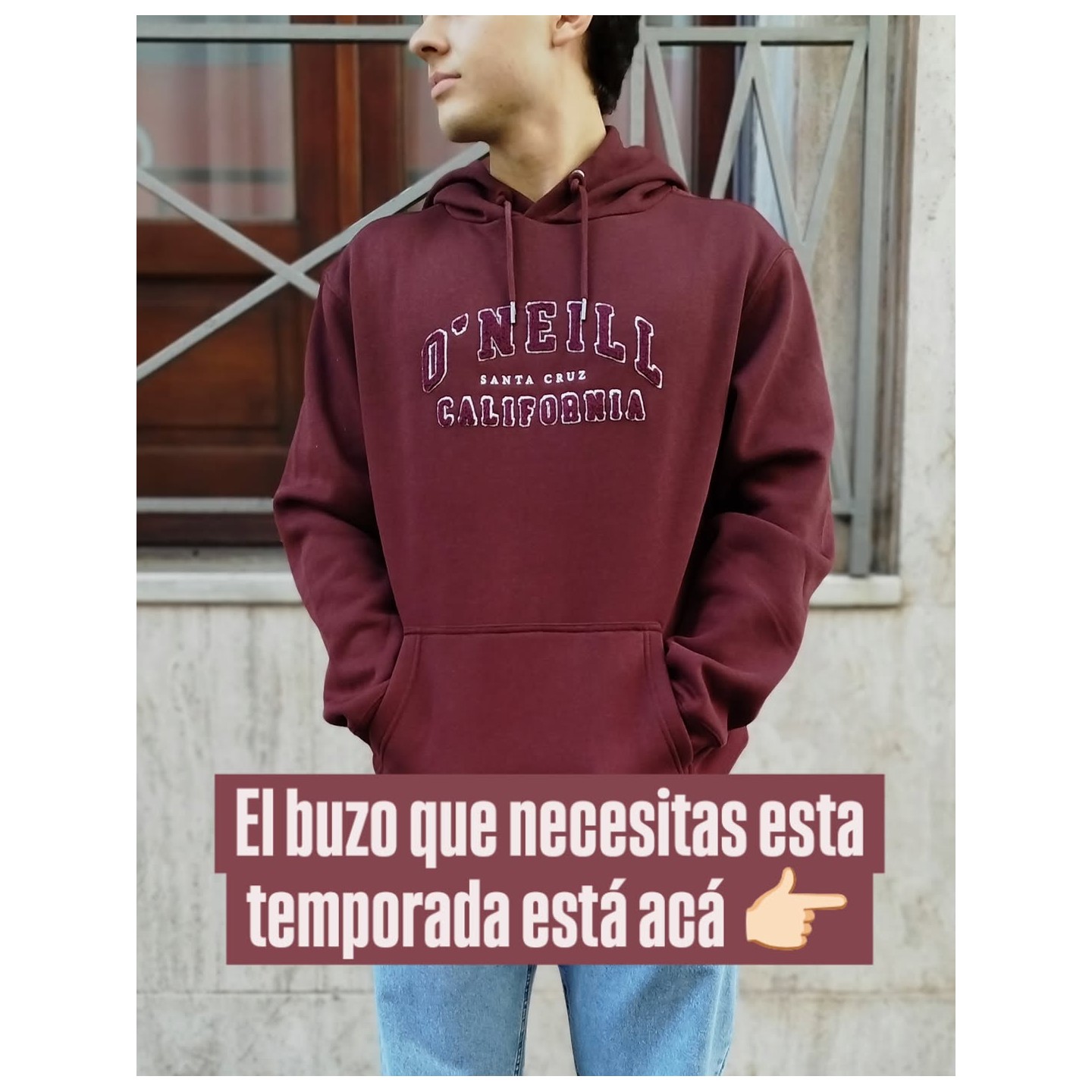 Buzos estampados y bordados