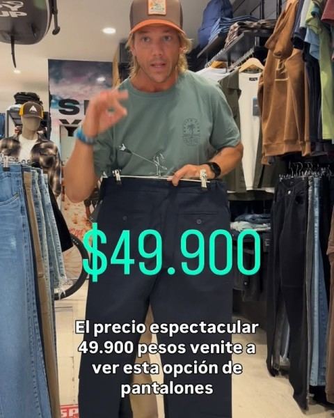 Pantalones corte chino