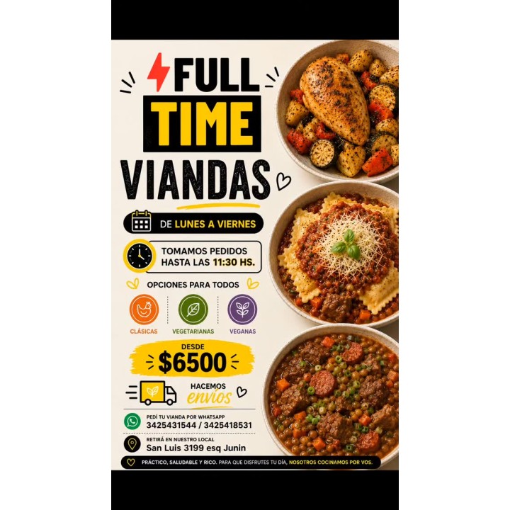 Viandas caseras
