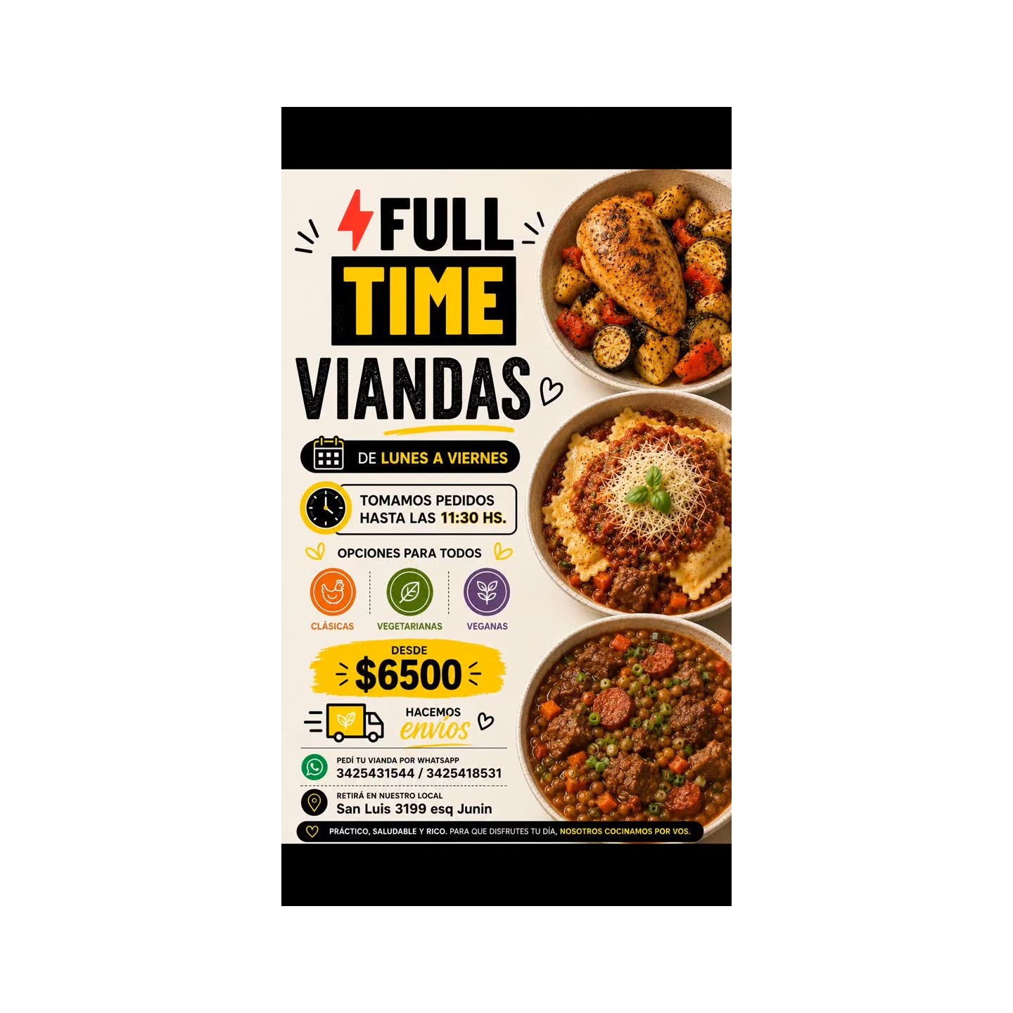 Viandas caseras