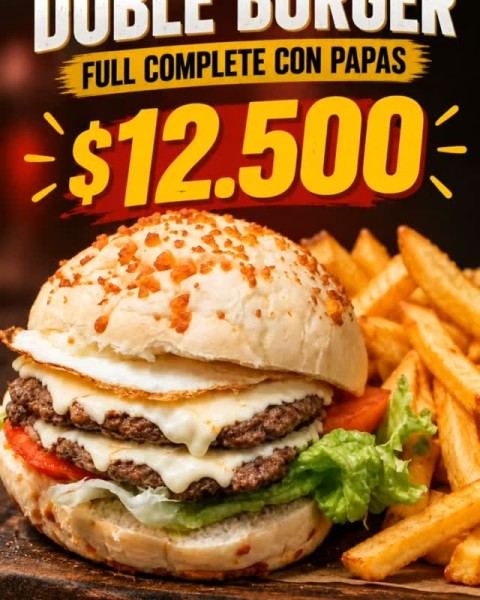 Doble Burger Full Complete