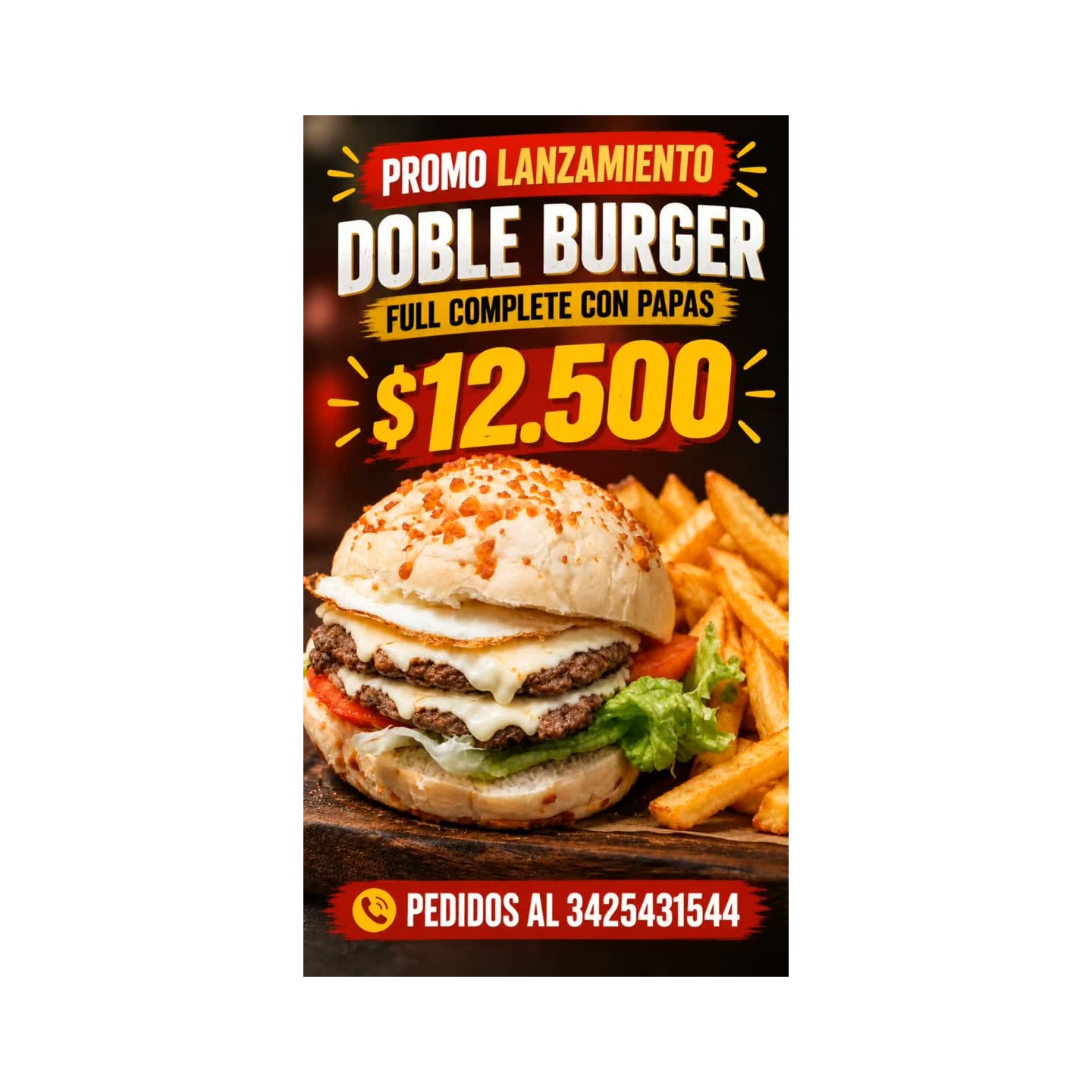 Doble Burger Full Complete