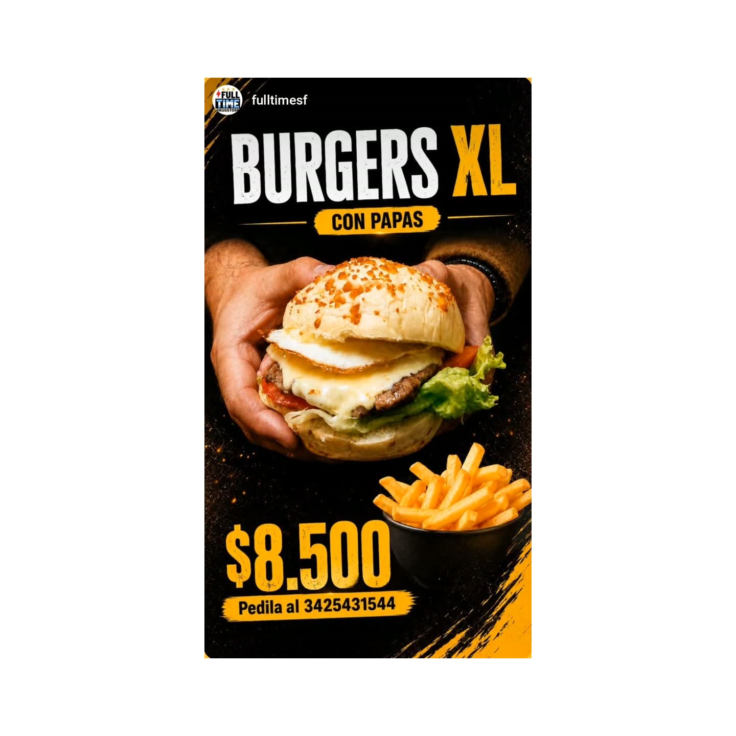 Burgers caseras XL