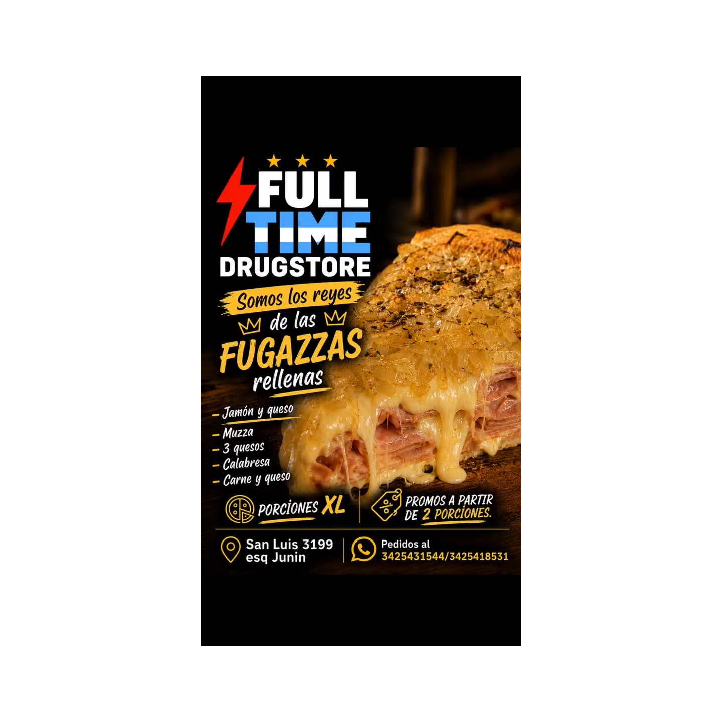 Fugazzas rellenas