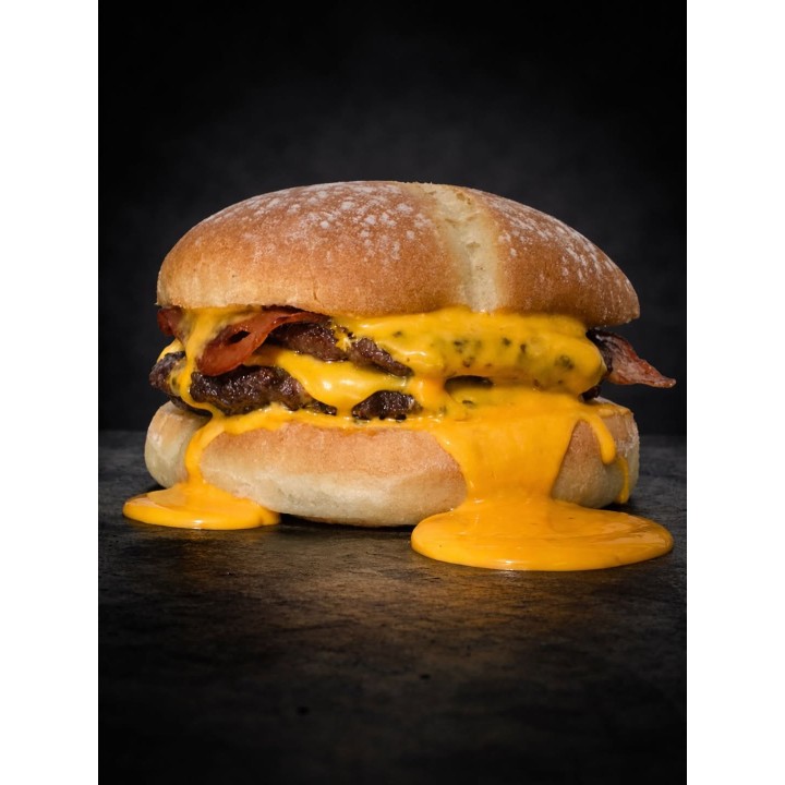 Hamburguesa con cheddar