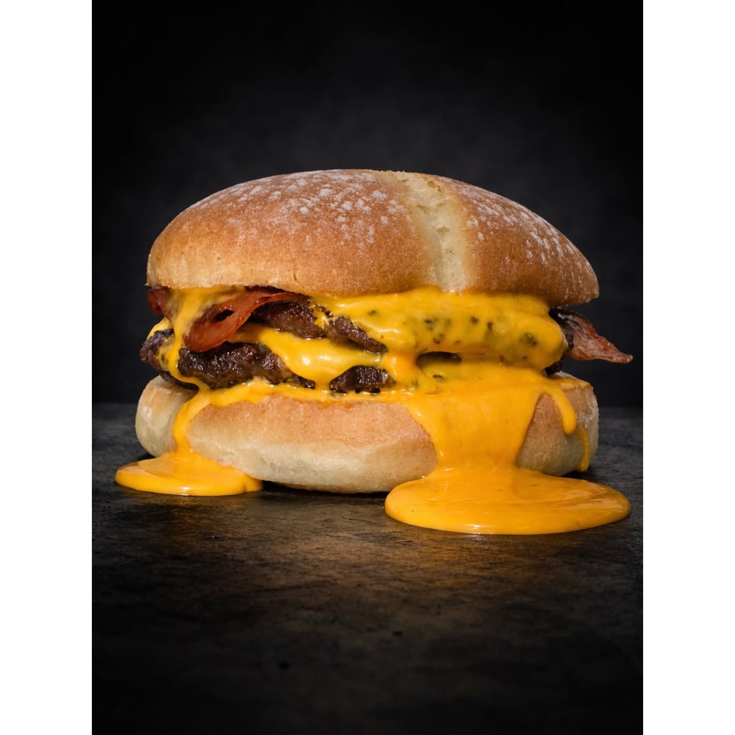 Hamburguesa con cheddar