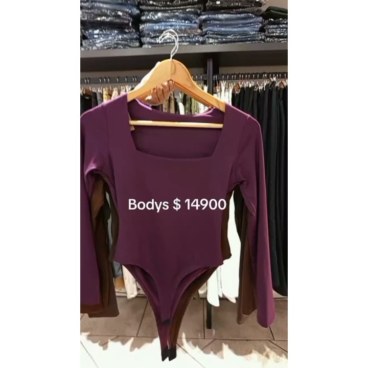 Body mangas largas hasta talle XL (liquidación)
